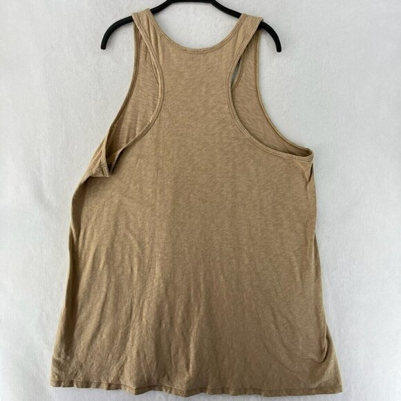 J.Crew Tank Top Women's Sz 2X Brown Plain Basic Scoop Neck Racerback Lightweight - Picture 2 of 9